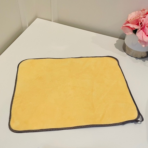 2PCS X-Large Coral Velvet Kitchen Towles/Linens - Picture 4 of 4